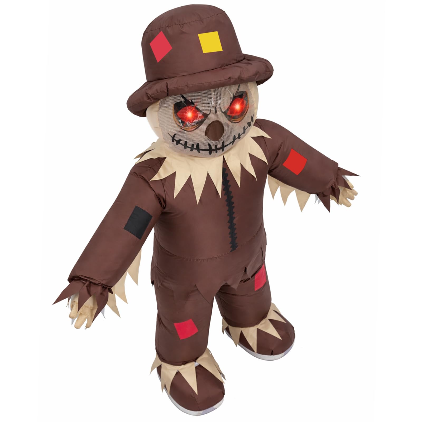 Inflatable Scarecrow Costume for Kids, Funny Blow Up Costumes