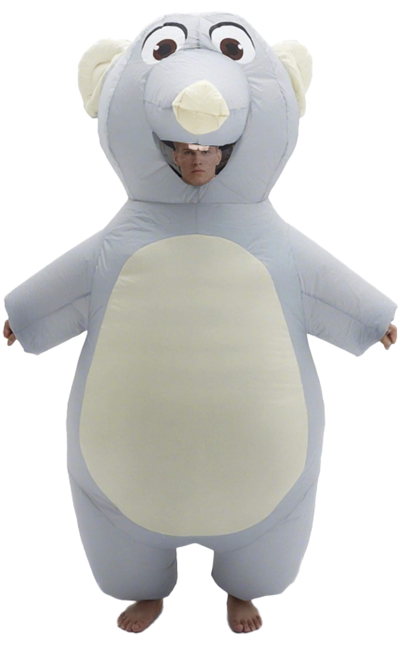 Inflatable Mouse Costume for Adult Blow up Mouse Costume Funny Halloween Party Cosplay Costume Suit