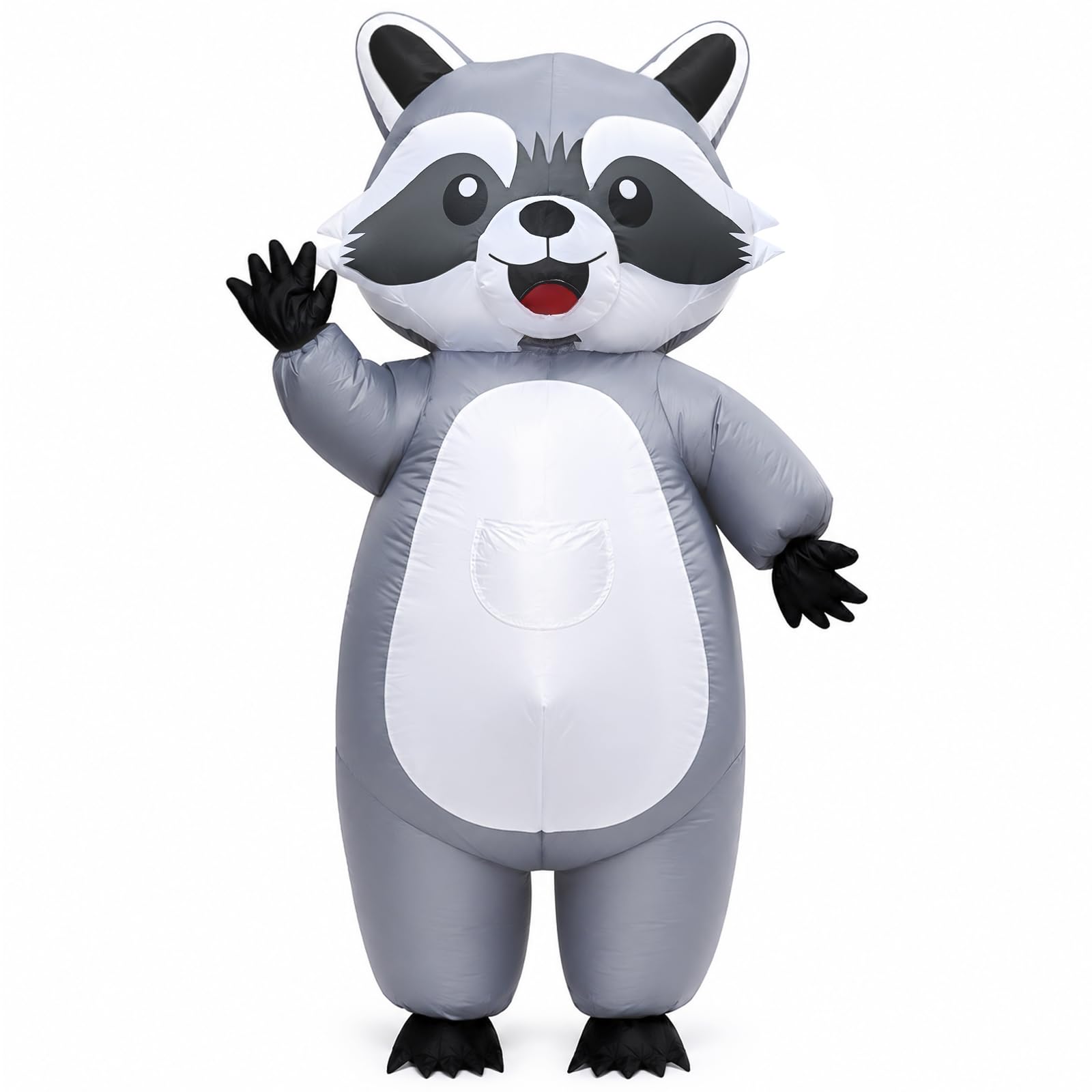 Inflatable Raccoon Costume Adult, Blow up Costume for Halloween