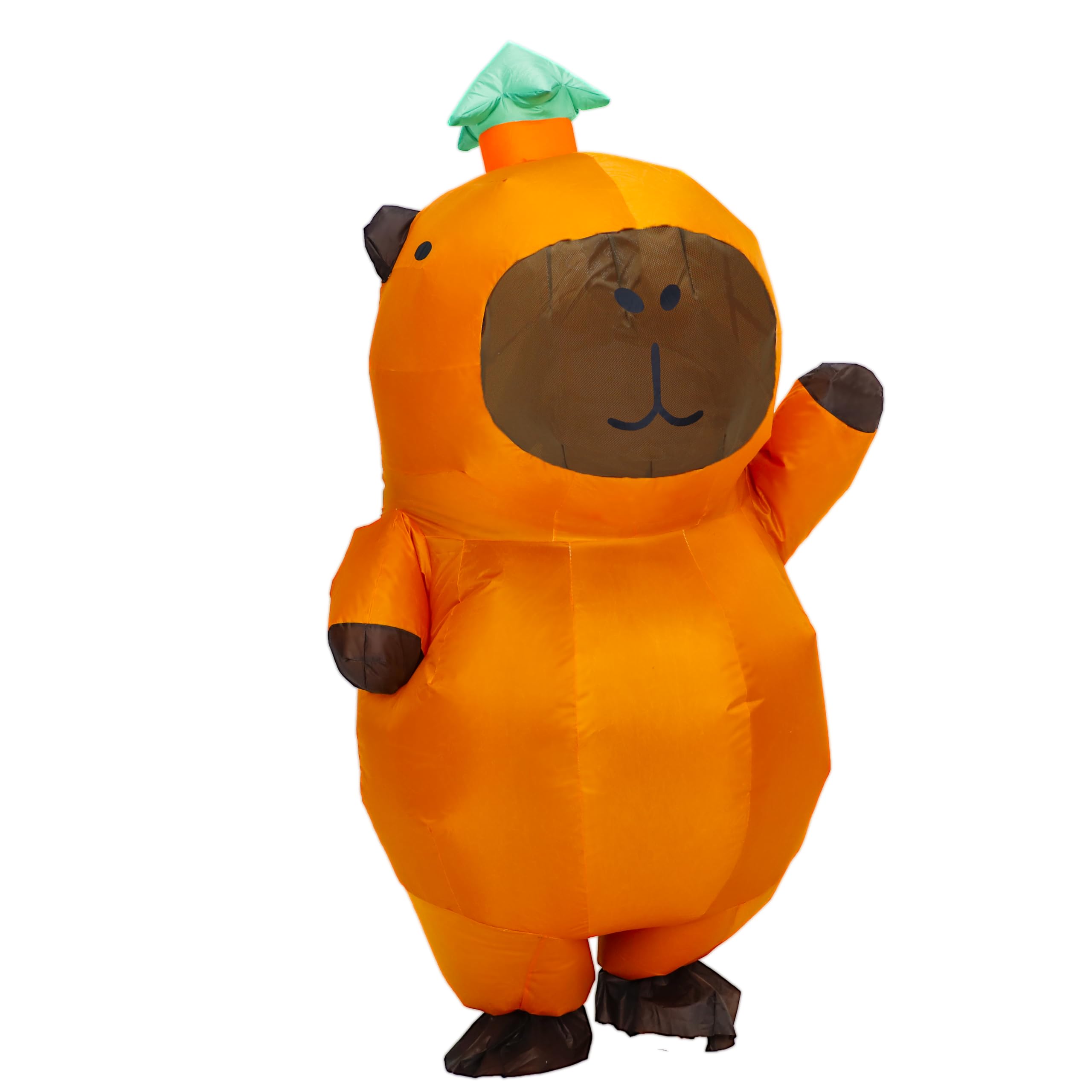 Inflatable Capybara Costume for Adult Capybara Air Blow up Costume for Birthday Halloween Christmas Cosplay Party Dress