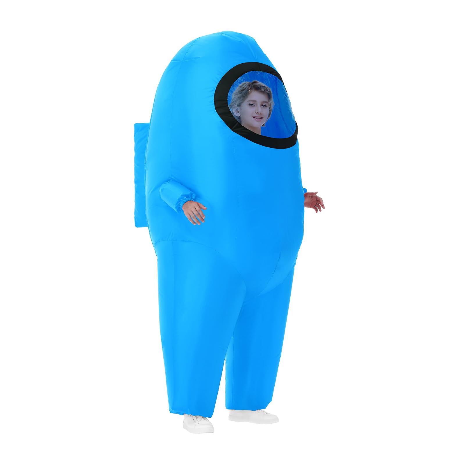 Inflatable Costume for Kids,Halloween Costumes Funny Blow Up Space Suit Costumes,Cosplay Game Fans