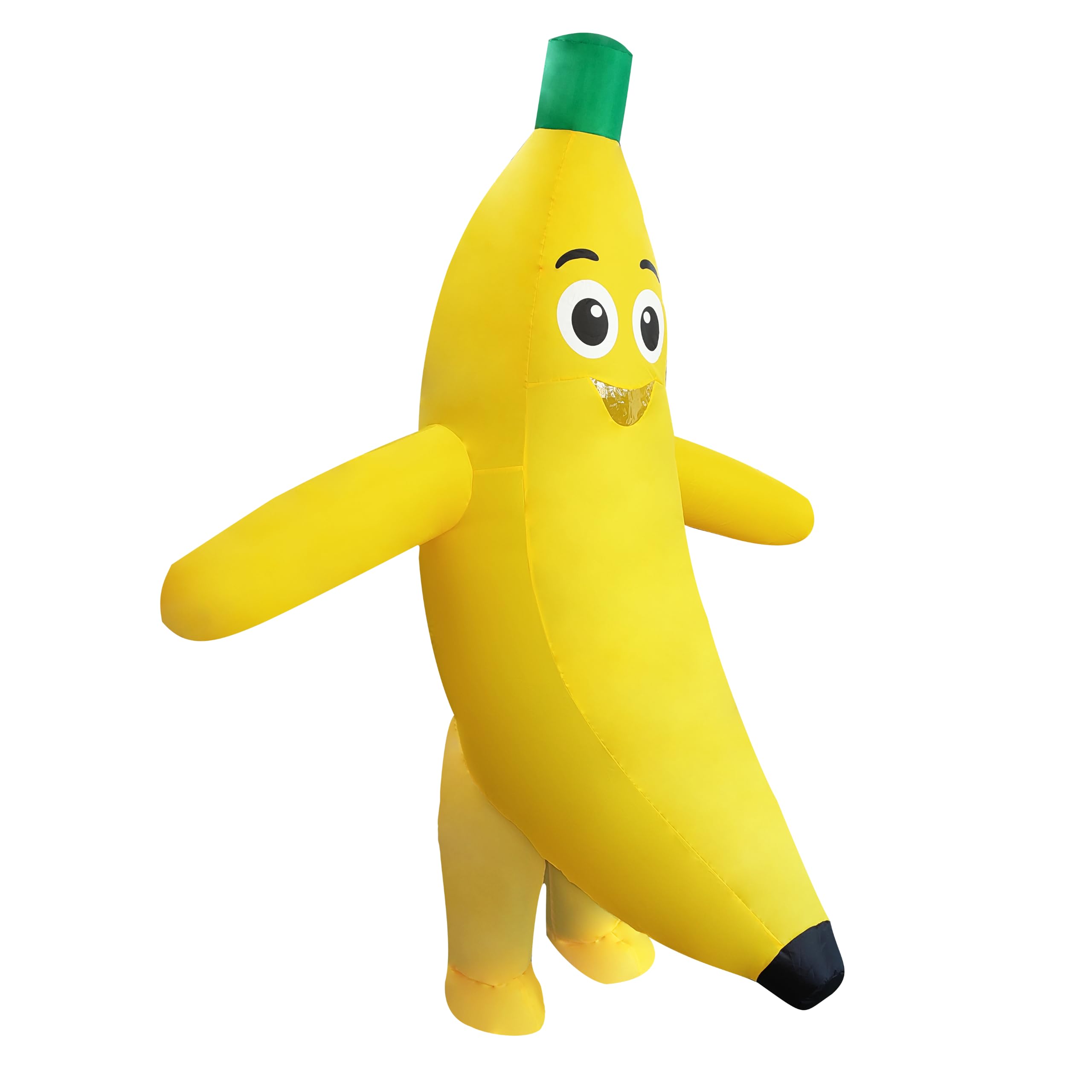 Adult Inflatable Banana Costume Fruit Halloween Blow Up Suit for Cosplay Beach Party Carnival Birthday & Christmas Events