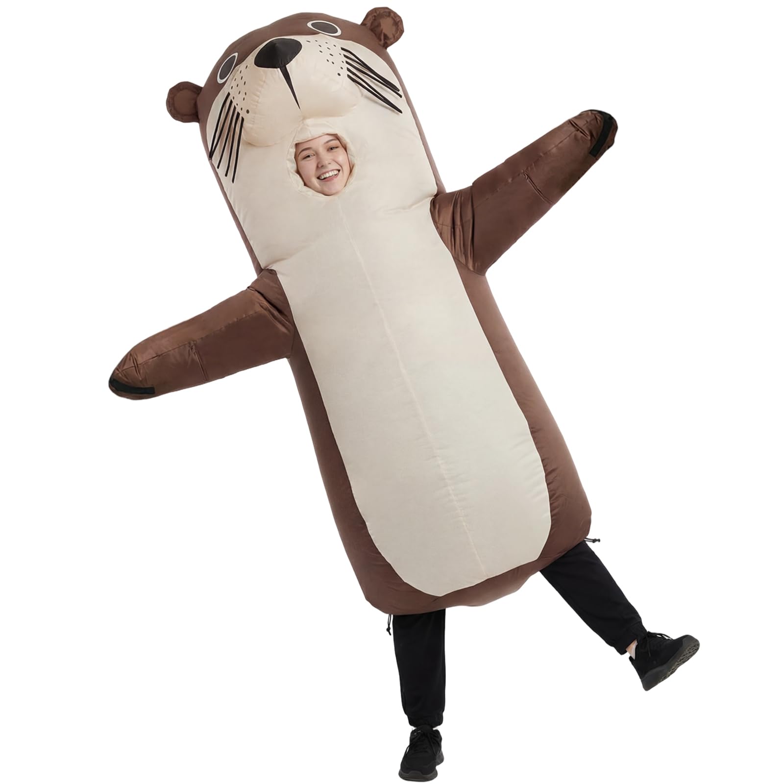 Inflatable Otter Costume for Adults Funny Blow Up